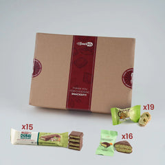 50 count | Mini Dubai chocolate & candy - 15 mini Dubai bar 27 g and 16 Dubai candy 13 g - 19 Dubai pistachio ball - amazing Gift Box