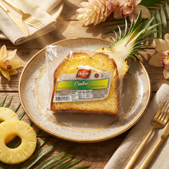 Delisia Pineapple Cream Cheese Cake 4oz Moist Pastel de Queso -Single Cake Snack