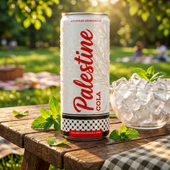 Palestine Cola 330ml Carbonated Soft Drink Refreshing Soda