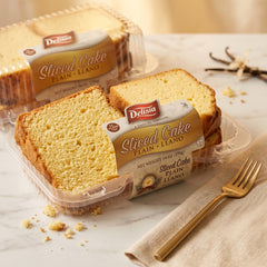 Delisia Big Cake Sliced Plain 14oz