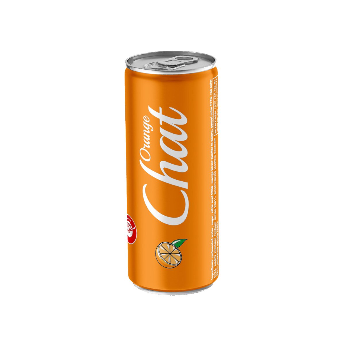 Chat Orange Soda Drink 250ml Can - Refreshing & Zesty Flavor - Perfect for On-the-Go Enjoyment - SANI-LLC