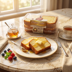 Delisia Big Cake Sliced Plain 14oz