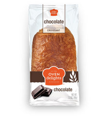Oven Delights Chocolate Croissants (3.2oz) | Premium French‑Style Bake‑and‑Serve Pastries