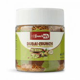 Snacksify Dubai Crunch Chocolate Pistachio Spread - 5.20 oz (150g) - Gourmet Hazelnut & Pistachio Butter with Crunchy Kataifi - Premium Dessert Topping for Crepes, Toast, and Fruit