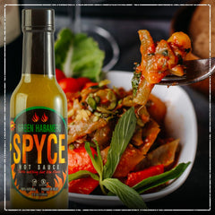 SPYCE Green Habanero Hot Sauce 5 fl oz | Low Sodium, 100% Natural | For Flavorful Meals
