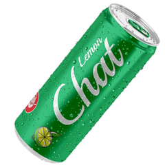 Chat Sparkling Lemon Drink 250ml Can - Zesty Citrus Flavor - Crisp & Invigorating Refreshment for Any Occasion - SANI-LLC