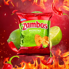 Zambos Spicy Chili and Lime Plantain Chips 5.29oz 150g - SANI-LLC