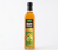 Tamara Natural Apple Vinegar 500ml in a glass bottle, unfiltered cooking tonic with a clear, golden liquid for culinary use.