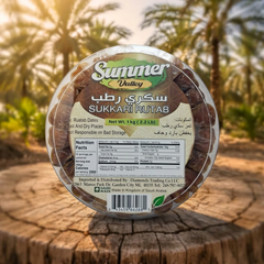 Fresh Summer Valley Sukkari Rutab dates, premium Saudi Arabian soft dates with caramel flavor, high fiber, non-GMO healthy snack