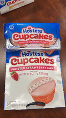 Hostess Strawberry CupCakes 19.02 oz 6-Pack Box Frosted Sweet Snack