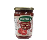 Tamara country style tomato paste in a 650g glass jar, ideal for cooking and adding rich tomato flavor to dishes.