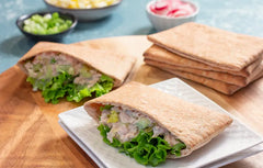 Toufayan Smart Pockets – Whole Wheat 6 COUNT | NET WT. 7.4 OZ. (210g) - SANI-LLC