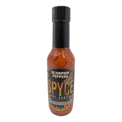 SPYCE Scorpion Pepper Hot Sauce 5 fl oz 70% Less Sodium No Sugar Added For Flavorful Cooking & Dipping