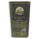 Al Khalil Palestinian Extra Virgin Olive Oil - 1 Liter (34 fl. oz.) Tin - Premium Cold Pressed - Authentic Product of Palestine for Cooking - SANI-LLC