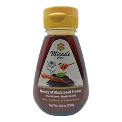 Miracle Cure Black Seed Honey 8.8 oz (250g) Raw Unfiltered & Unpasteurized Pure Natural for Wellness & Sweetener