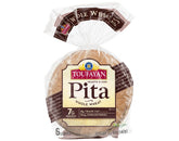 Toufayan Pita ĆĘĆ¢ââā¬Å”ìââā¬Ć
ā Whole Wheat 6 COUNT | NET WT. 12 OZ. (340g) - SANI-LLC