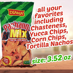 Diana Pachanga Chasteness, Yucca Chips, Corn, Tortilla Nachos 1.83oz