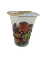 Cup candy Assorted Gummy Candy Fun fruit Bites 6oz