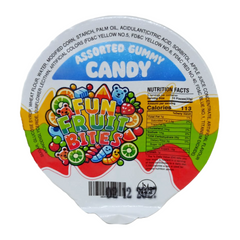 Cup candy Assorted Gummy Candy Fun fruit Bites 6oz