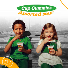 Cup Candy Gummy Candy Twin Cherry Fun Fruit Bites 6oz