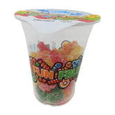 Cup candy Assorted Sour Gummy Fun fruit Bites 6oz