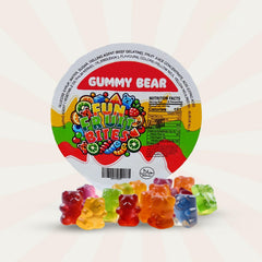 Cup candy Gummy Bear Fun fruit Bites 6oz