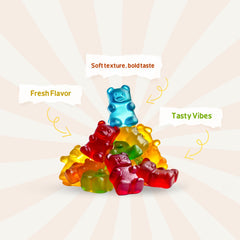 Cup candy Gummy Bear Fun fruit Bites 6oz