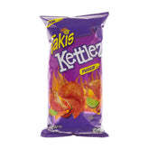 Takis Kettlez Fuego Kettle Cooked Potato Chips, 8 oz Bag, Hot Chili Pepper & Lime, Intense Crunch and Spicy Heat, Bold Flavor Snacks