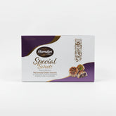 Hamdan Ajwa Ma'amoul date sweets in 400g package, traditional Arabic shortbread cookies with ajwa date filling.