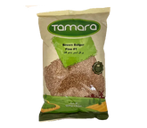 Tamara Brown Bulgur Fine #1, 2lb, premium grain for tabbouleh, shown in a clear image highlighting the fine texture and packaging.