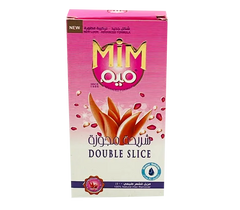 MiM Double Slice Hair Remover with natural water-soluble paste, showing the product container and application tools.