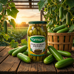 Tamara Cucumber Pickles 1000g - 100% Natural Whole Gherkins