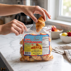 Sani Mini Croissants Breakfast Plain Freshly Baked 2 Packs 12oz 340g