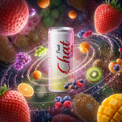 Chat Sparkling Fruit Drink 250ml Can Refreshing Mixed Fruit Flavor Everyday Enjoyment