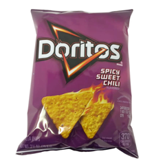 Doritos Tortilla Chips 2.5oz Bag Spicy Sweet Chili Flavor Bold Crunch for Snack Time