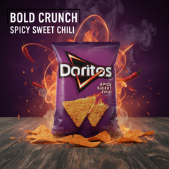 Doritos Tortilla Chips 2.5oz Bag Spicy Sweet Chili Flavor Bold Crunch for Snack Time