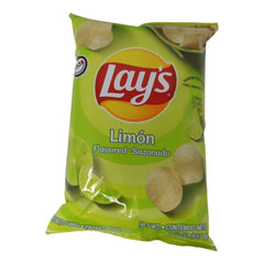 Lay's Limón Potato Chips 2.25 OZ (63.7g) Tangy Citrus Crispy for Everyday Snacking