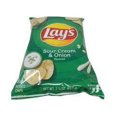 Lay's Potato Chips 2.25 oz Bag Crispy Texture, Savory Flavor for Everyday Snacking