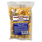 Mix Match Gourmet Cheese & Caramel Popcorn Mix - Sweet & Savory Snack, Gluten Free, 4.0oz Bag