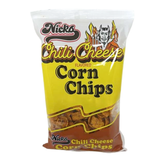 Nicks Chili Cheese Flavored Corn Chips - Crispy & Bold 4 oz Snack Bag