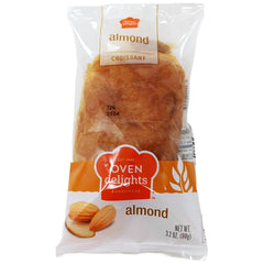 Oven Delights Almond Croissant, Authentic Pastry, Filled with our house-made almond filling - 3.2oz - 90g (Freshly Baked)