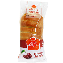 Oven Cherry Cheese Danish Pastries 4oz - Bakery fresh - Breakfast pastries - Real fruit - fruit pastries - perfectly cooked - taste simply fresher