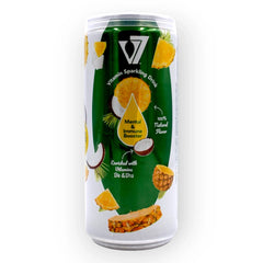 V7 vitamin sparkling drink 100% natural flavors - pinacolada 250ML