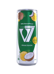 V7 vitamin sparkling drink 100% natural flavors - pinacolada 250ML