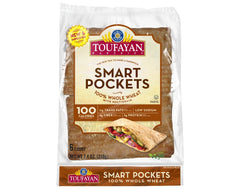 Toufayan Smart Pockets – Whole Wheat 6 COUNT | NET WT. 7.4 OZ. (210g) - SANI-LLC