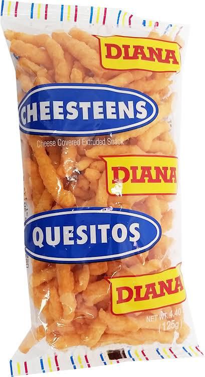 Diana Crunchy Cheese Curls Cheesteens Quesitos 4.4 oz