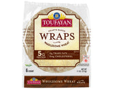 Toufayan Wraps – Wholesome Wheat 6 COUNT | NET WT. 11 OZ. (312g) - SANI-LLC