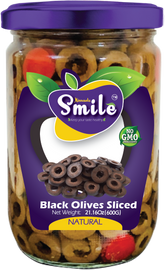 Sliced Black Olives | 600g - 21.16 Oz - SANI-LLC