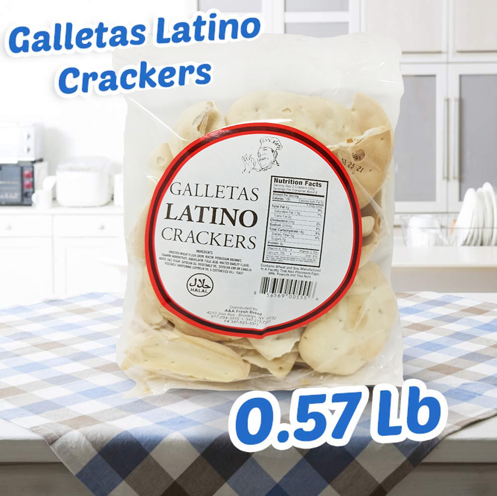 Galletas Latino Crackers Low Carb Round Crackers 258g Bag - SANI-LLC