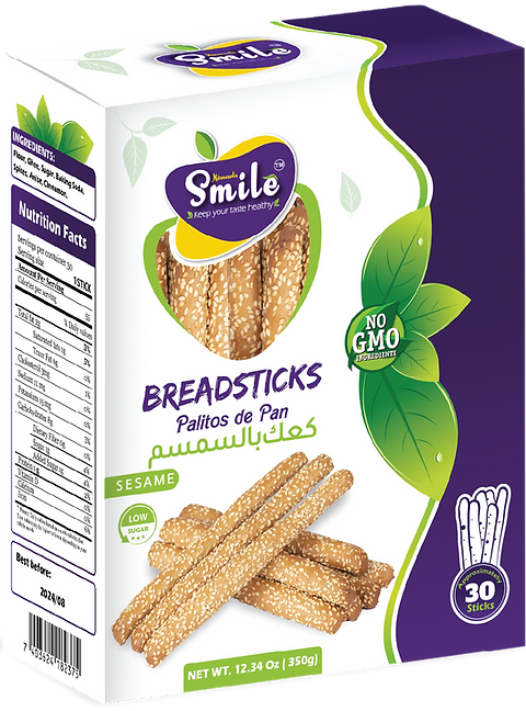 Smile breadsticks Sasme Seeds 350g